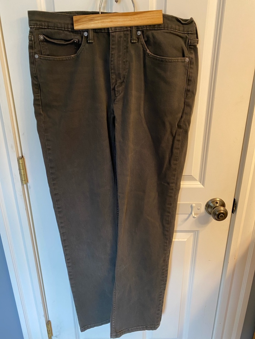 Levi's Men's Straight Leg Jeans in black